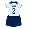 Baby Fußballbekleidung England Kyle Walker #2 Heimtrikot WM 2022 Kurzarm (+ kurze hosen)